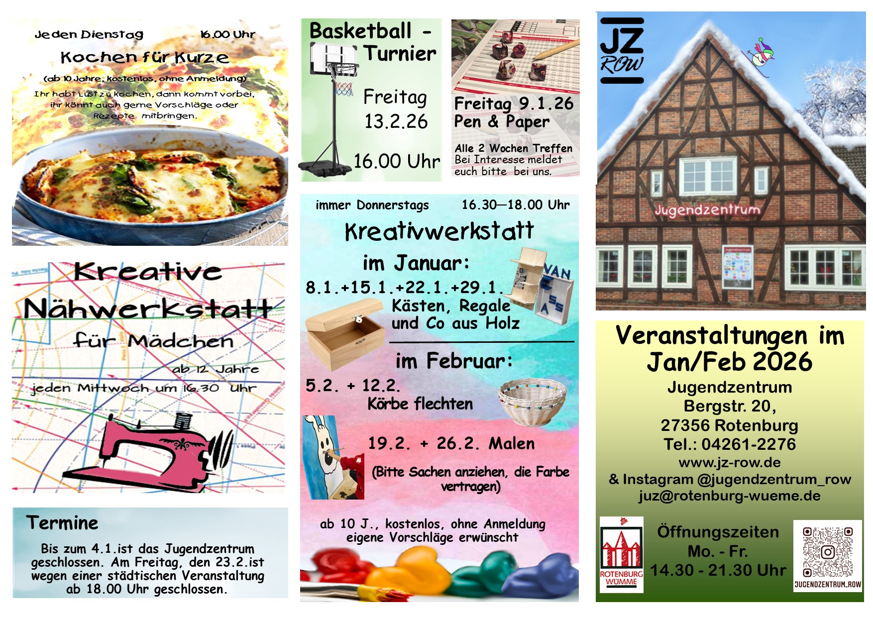 Monatsprogarmm 2023 Nov/Dez